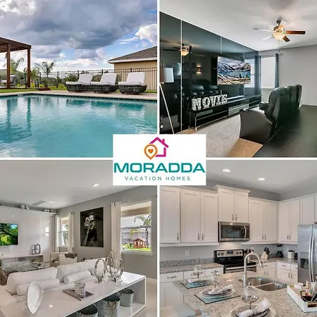 Stunning House With Pool, Gazebo And Movie Theater At Encore Resort 7644